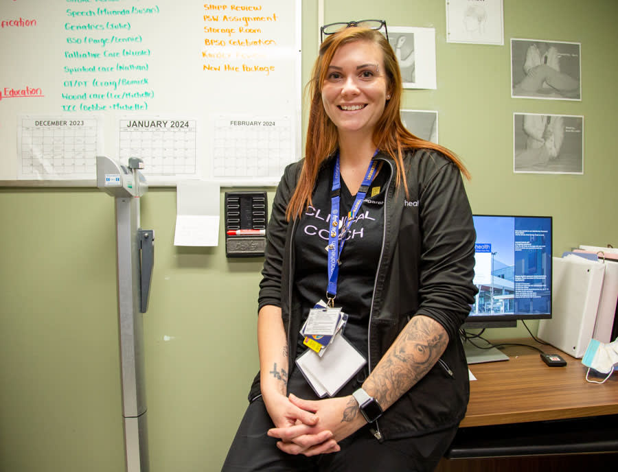 Registered Nurse Angela Crane is a Clinical Coach at the Niagara Falls hospital