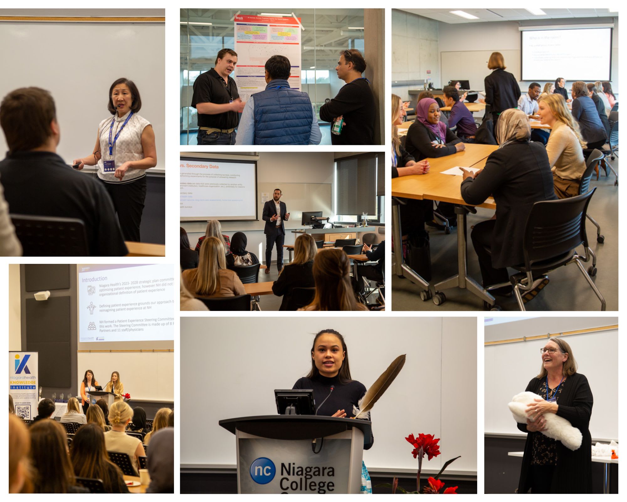 Collage of photos from NHKI Research Day 2025