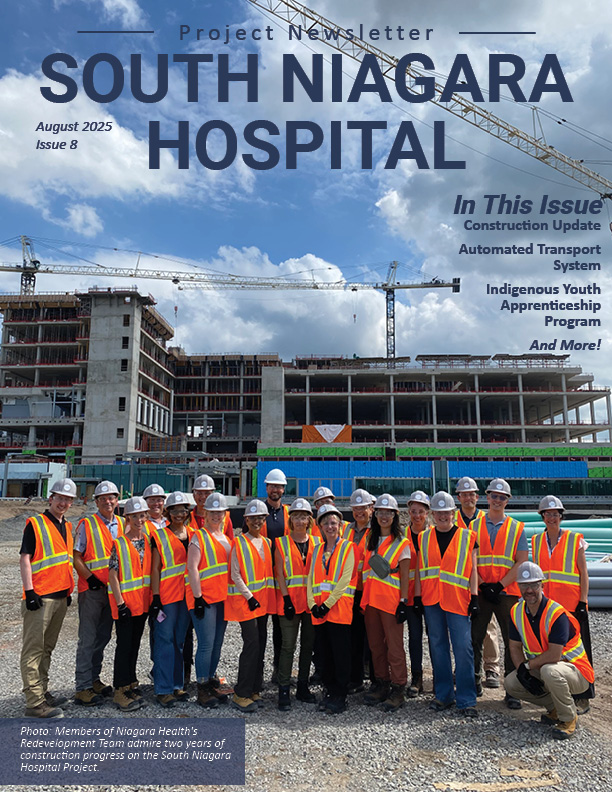 South Niagara Hospital Project Newsletter Cover