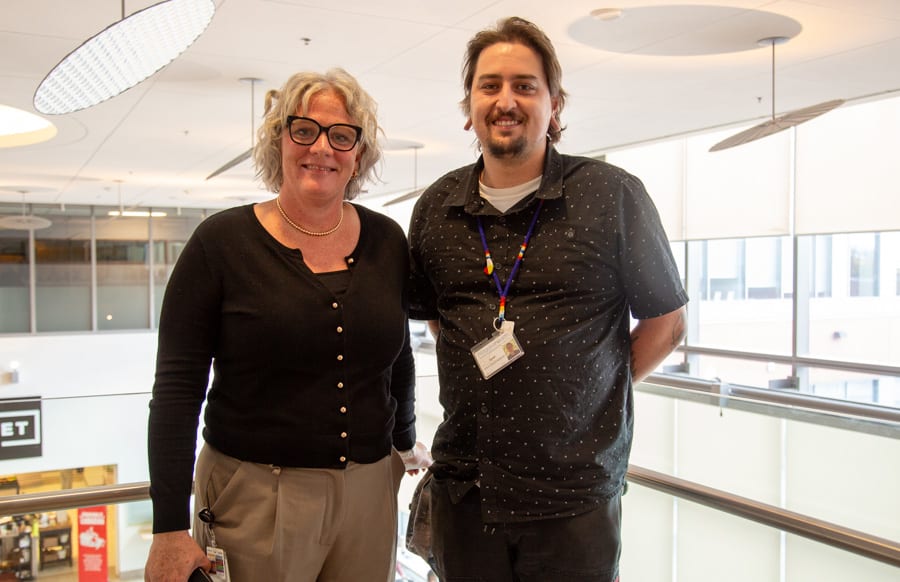 Jennifer Law and Isaiah Beardy, Niagara Health Extraordinary Us program