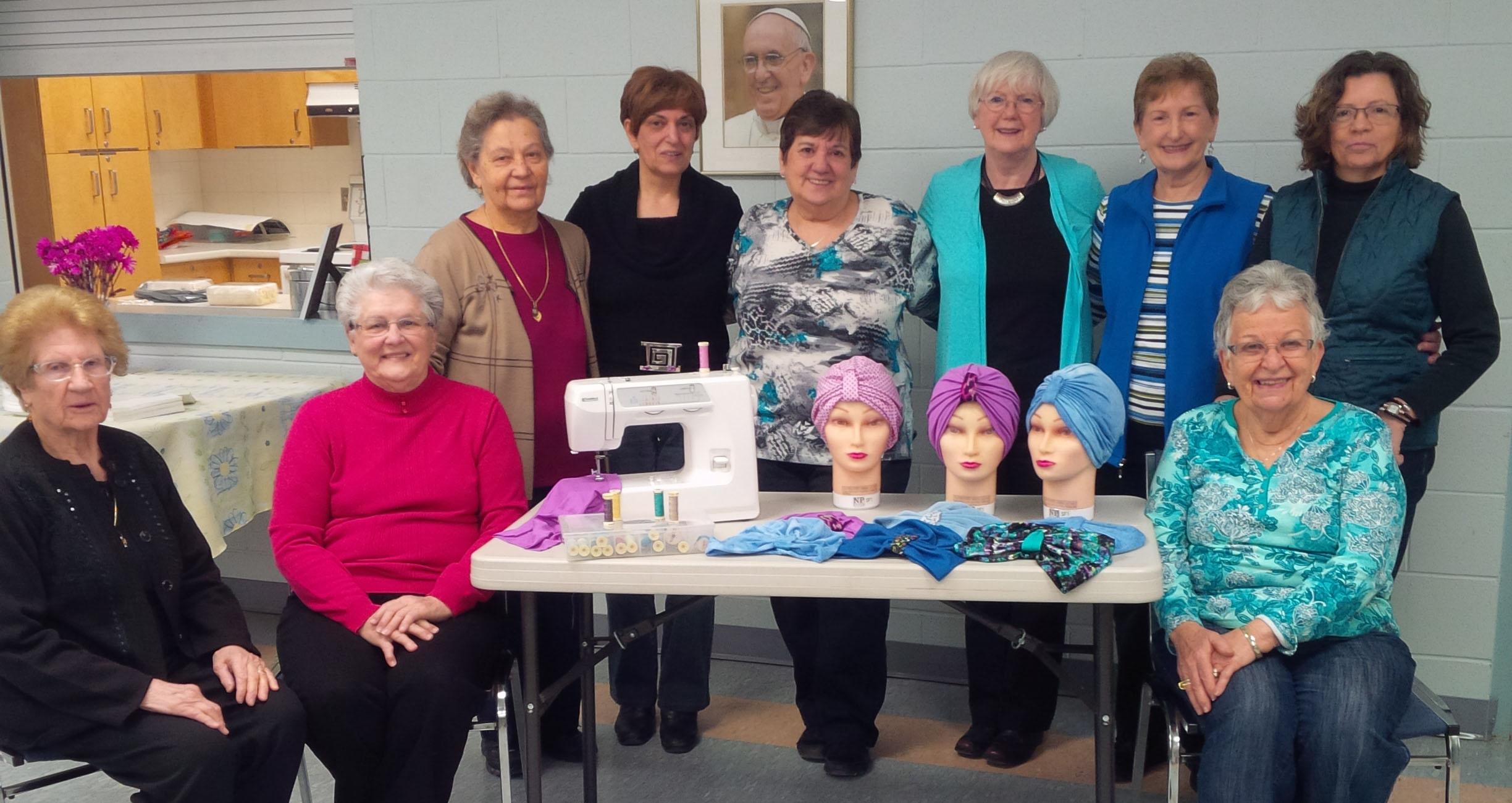 Sewing for cancer patients