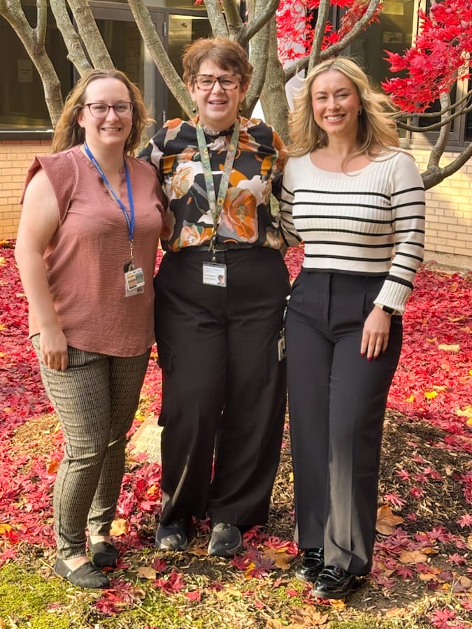 Niagara Health Stroke Program Nurse Practitioners Ashley Kehoe, Charmaine Martin-Gaspar and Lauren Oreskovich.