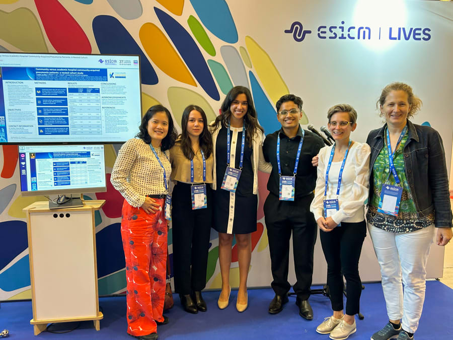 NHKI researchers and trainees at ESICM Congress in Barcelona, Spain