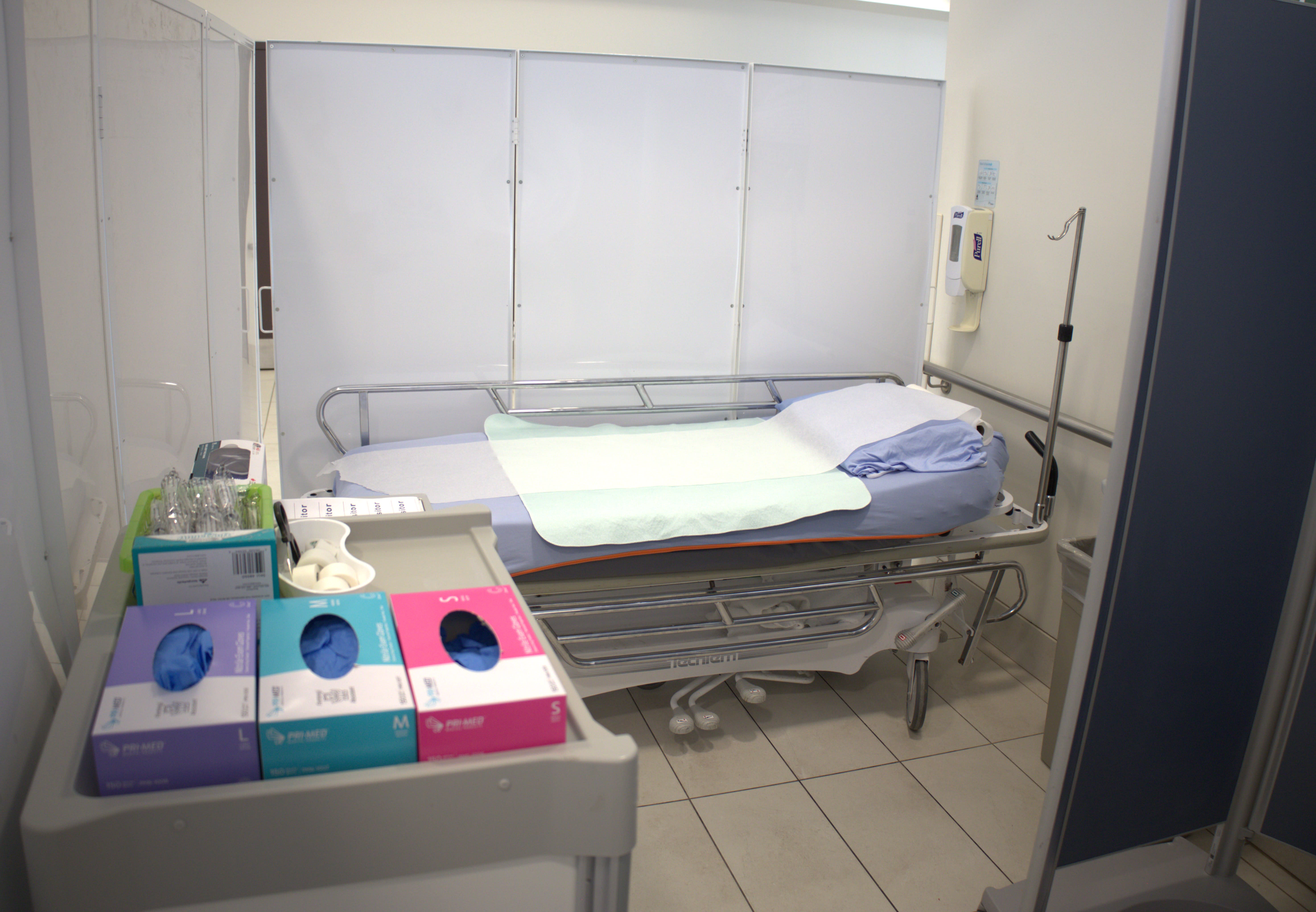 Nurse Practitioner station at the Marotta Family Hospital.