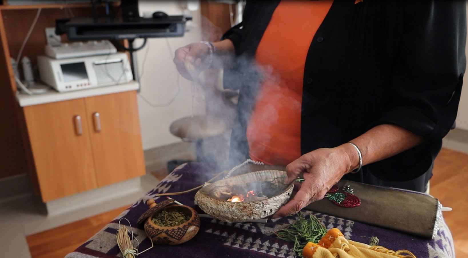 traditional smudging