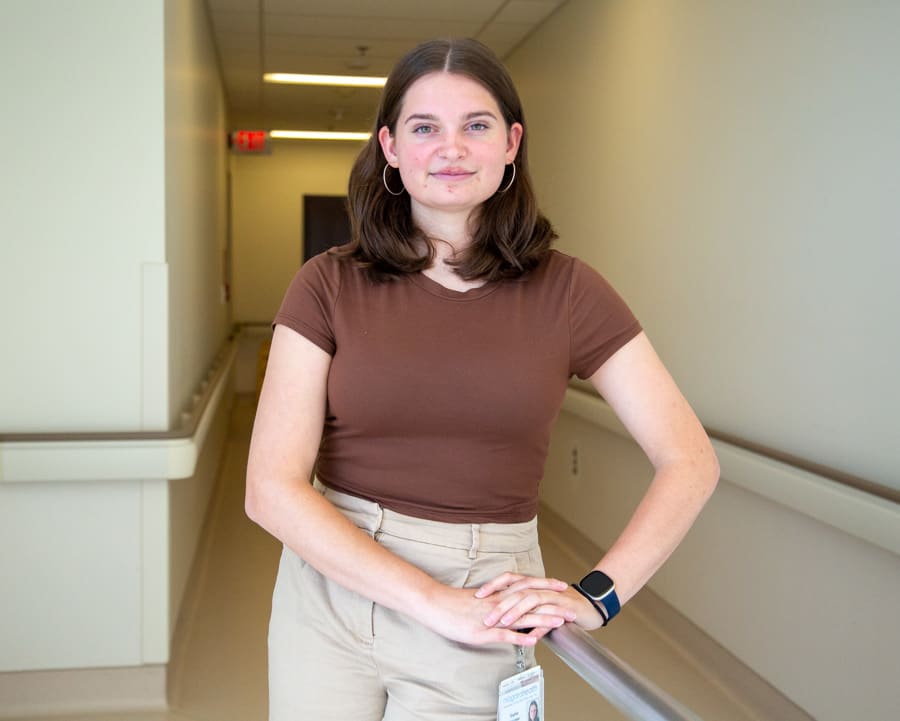 Sophia Lagrotteria, student researcher, Niagara Health