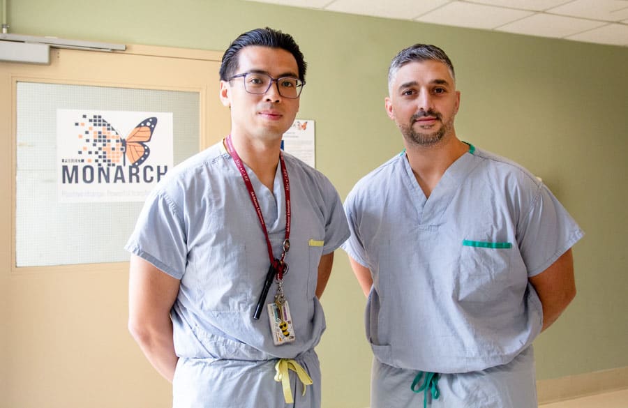 Dr. Ben Tam and Dr. Anthony Habib